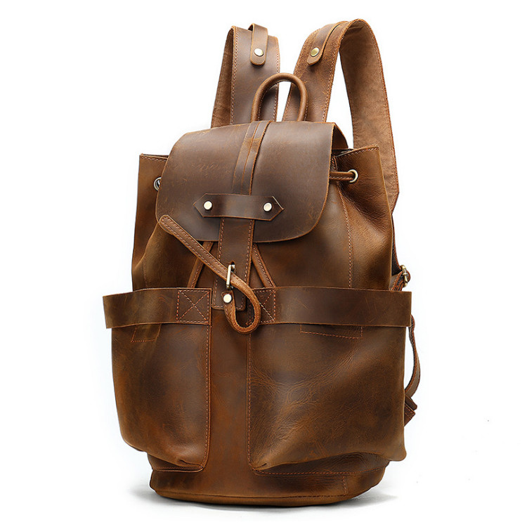 Can you clean a leather backpack?