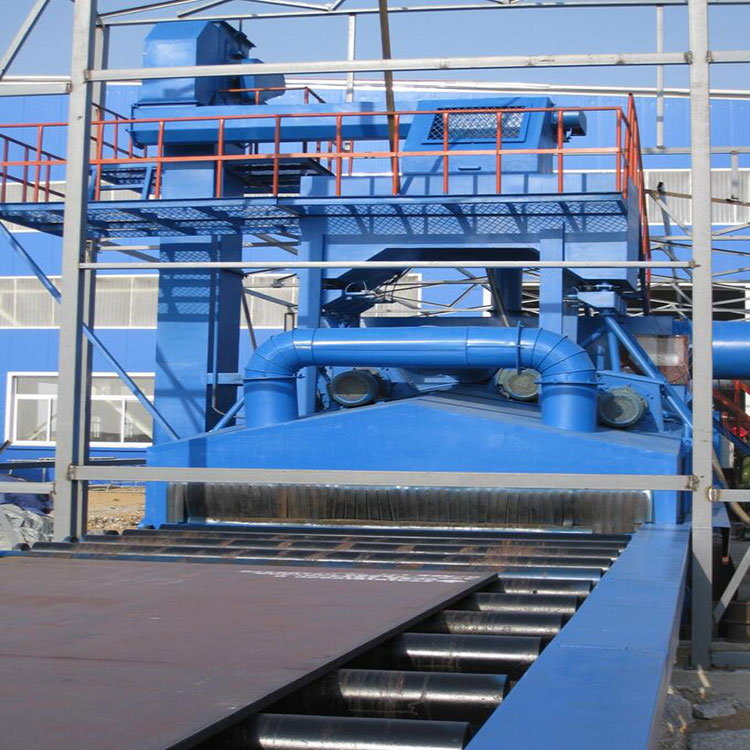 Key features and working principles of a roller conveyor shot blasting machine