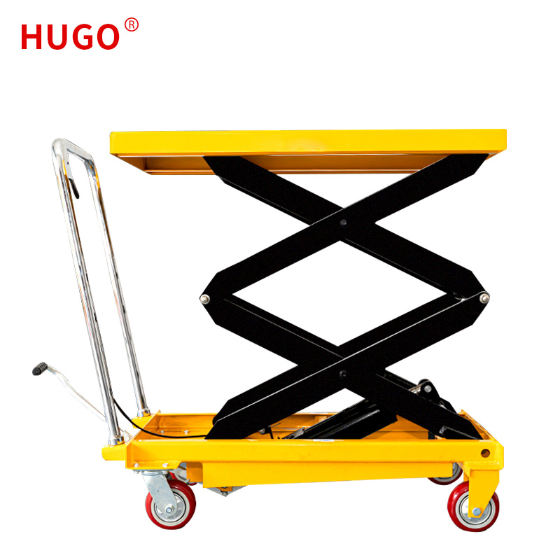 Hydraulic table lifter is a device used to raise and lower heavy loads