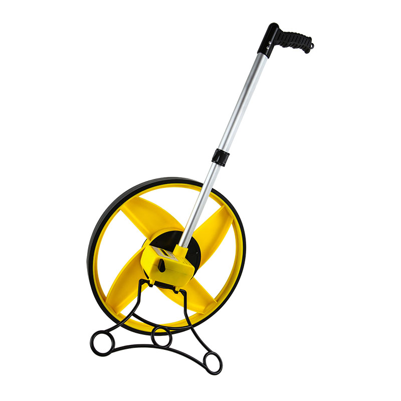 Components of a mechanical measuring wheel