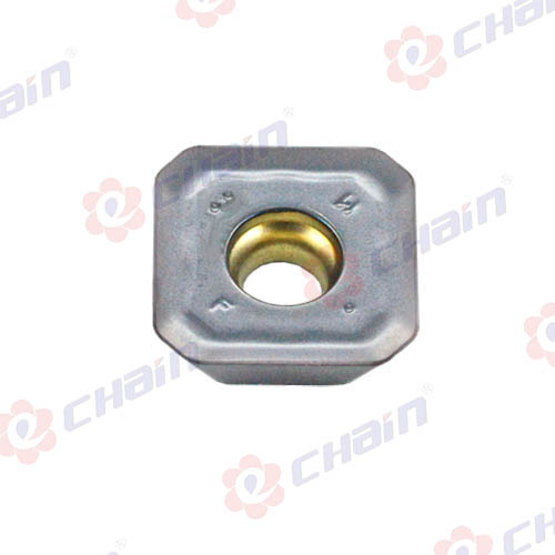 What materials are commonly used to manufacture milling inserts, and why are they chosen