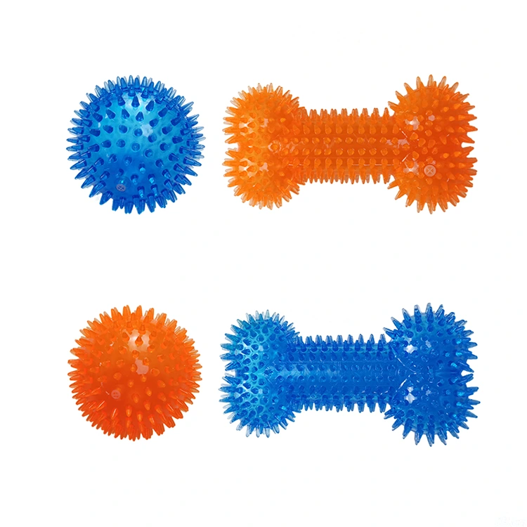 Why Your Dog Will Love the TPR Spiky Bone Ball with Squeaker
