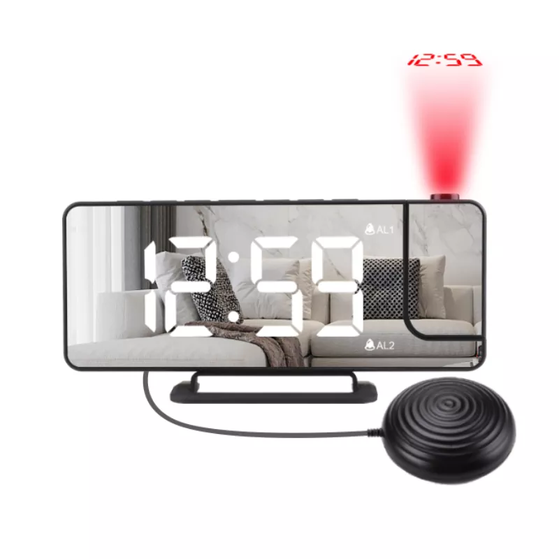Why Is the LED Mirror Time Display Vibration Clock With Projector Becoming the Must-Have Smart Alarm Clock for Modern Living?